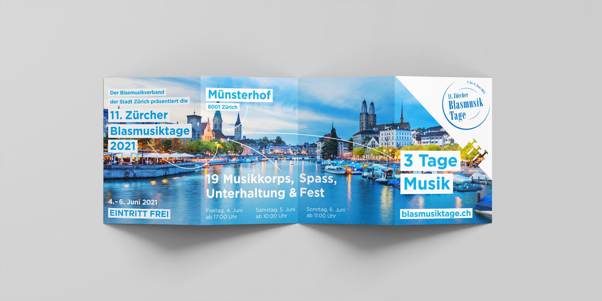 bmt_falzflyer Blasmusiktage Zürich 2022